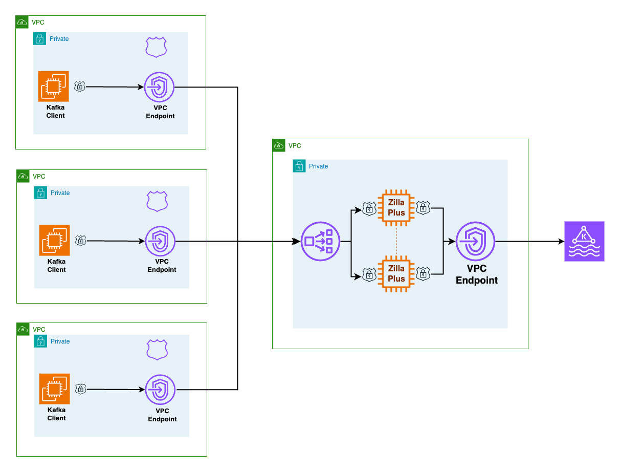 Many to One Private Access Overview